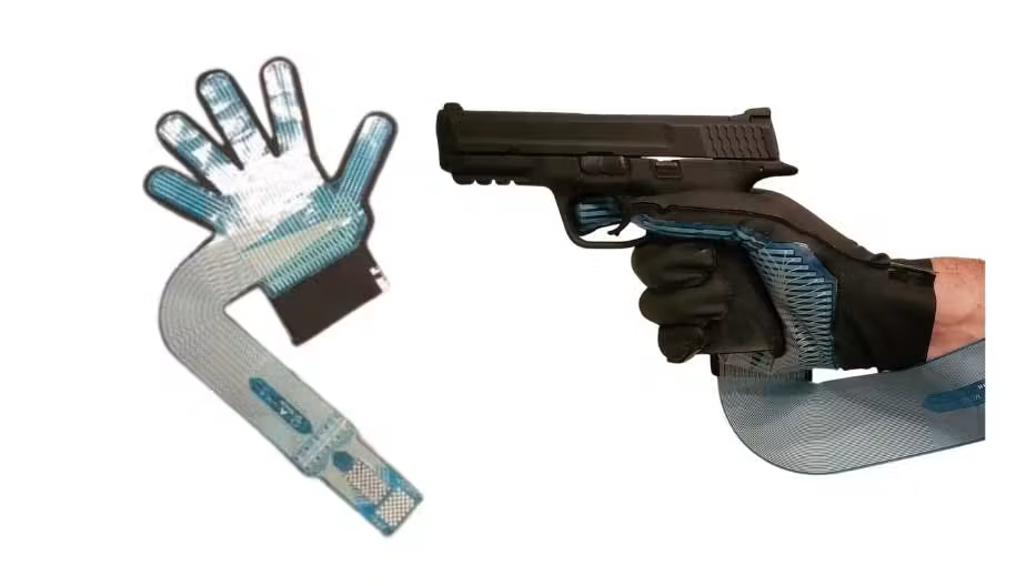 Tekscan and SEMI are collaborating to develop flexible, stretchable sensors to measure hand grip for tactical training.